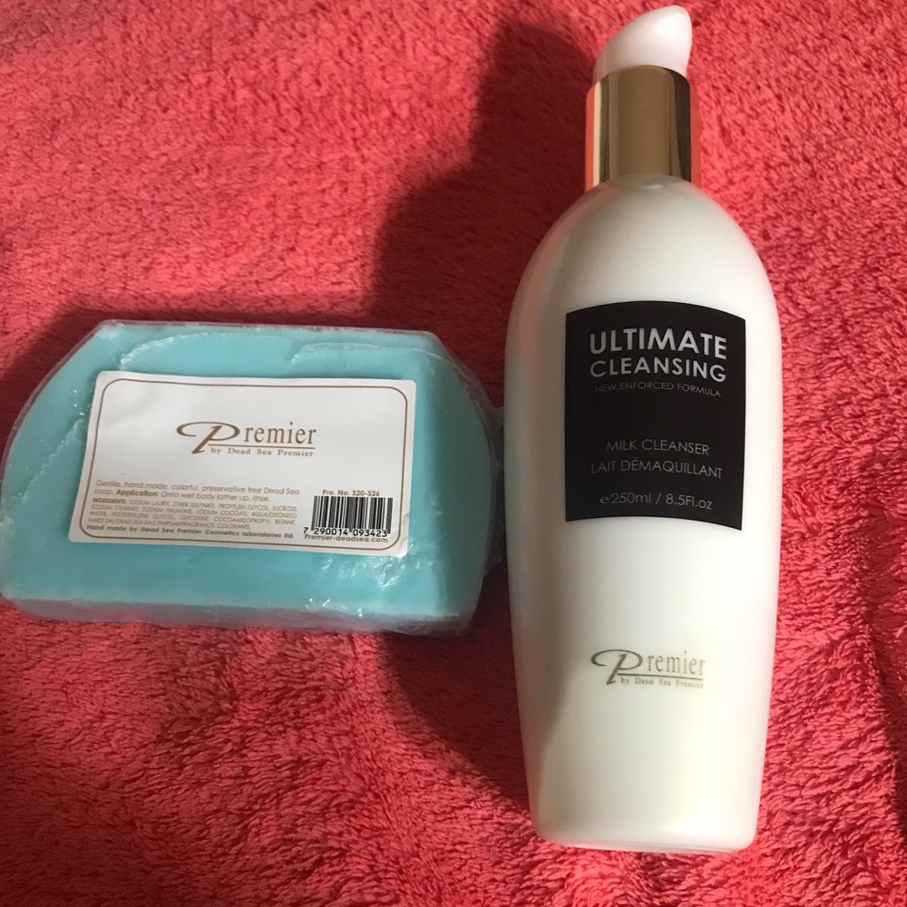 Premier Dead Sea Soap and Milk Cleanser Bundle